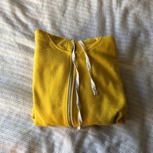 Yellow oversized hoodie